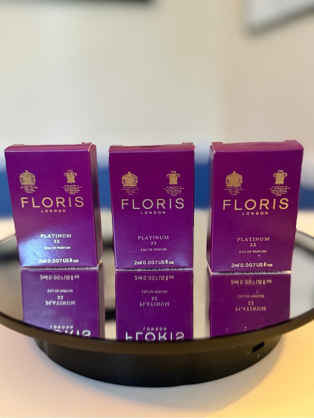 NEW Floris London Platinum 22 Eau De Parfum Sample Spray NIB